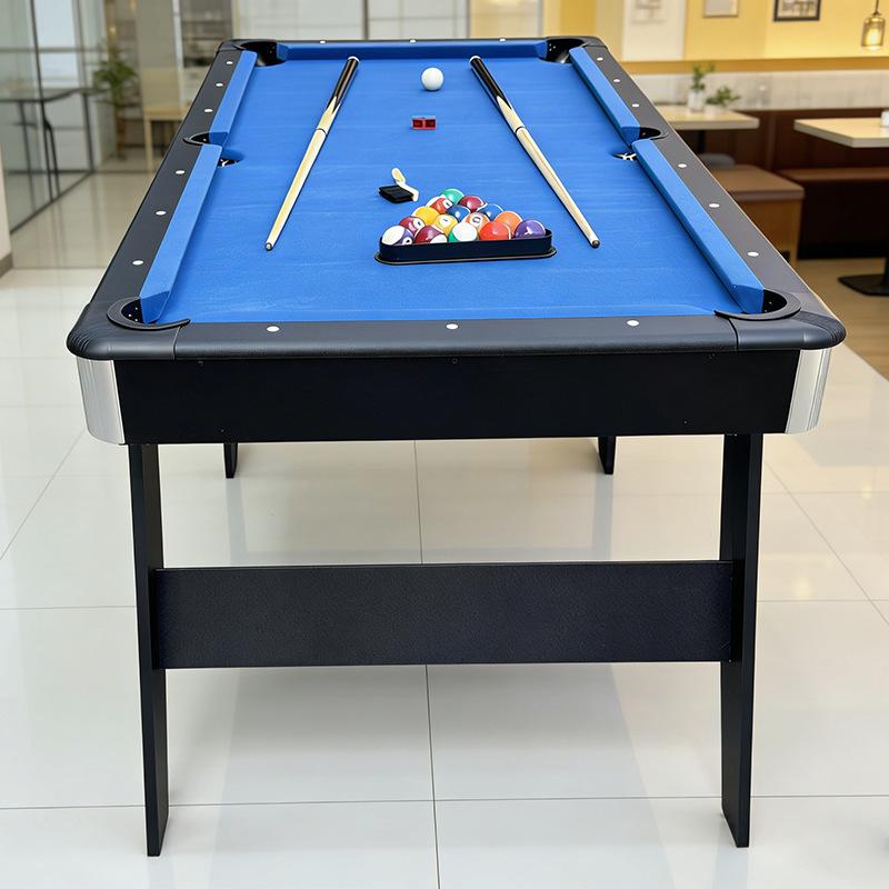 Foldable American Style Pool & Table Tennis Table for Kids & Adults - Indoor Parent-Child Entertainment