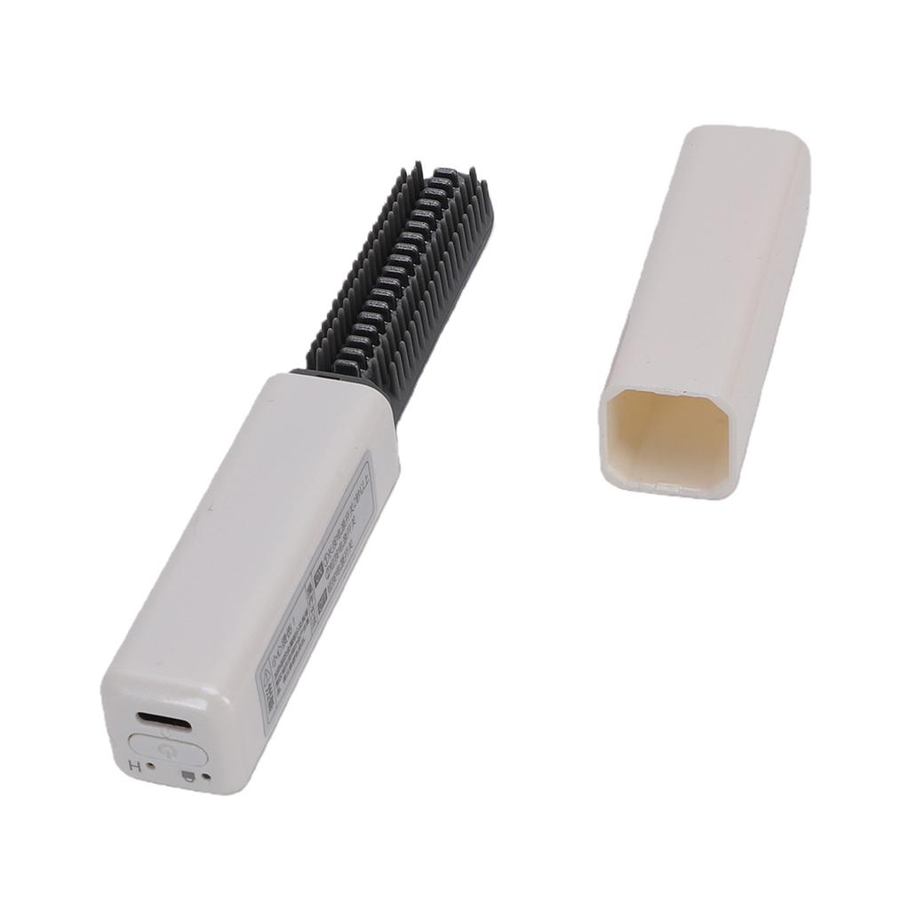 Short Hair Straightener Brush 180 degrees C Constant Temperature Type C Charging 15s Heating Mini Straightener Brush