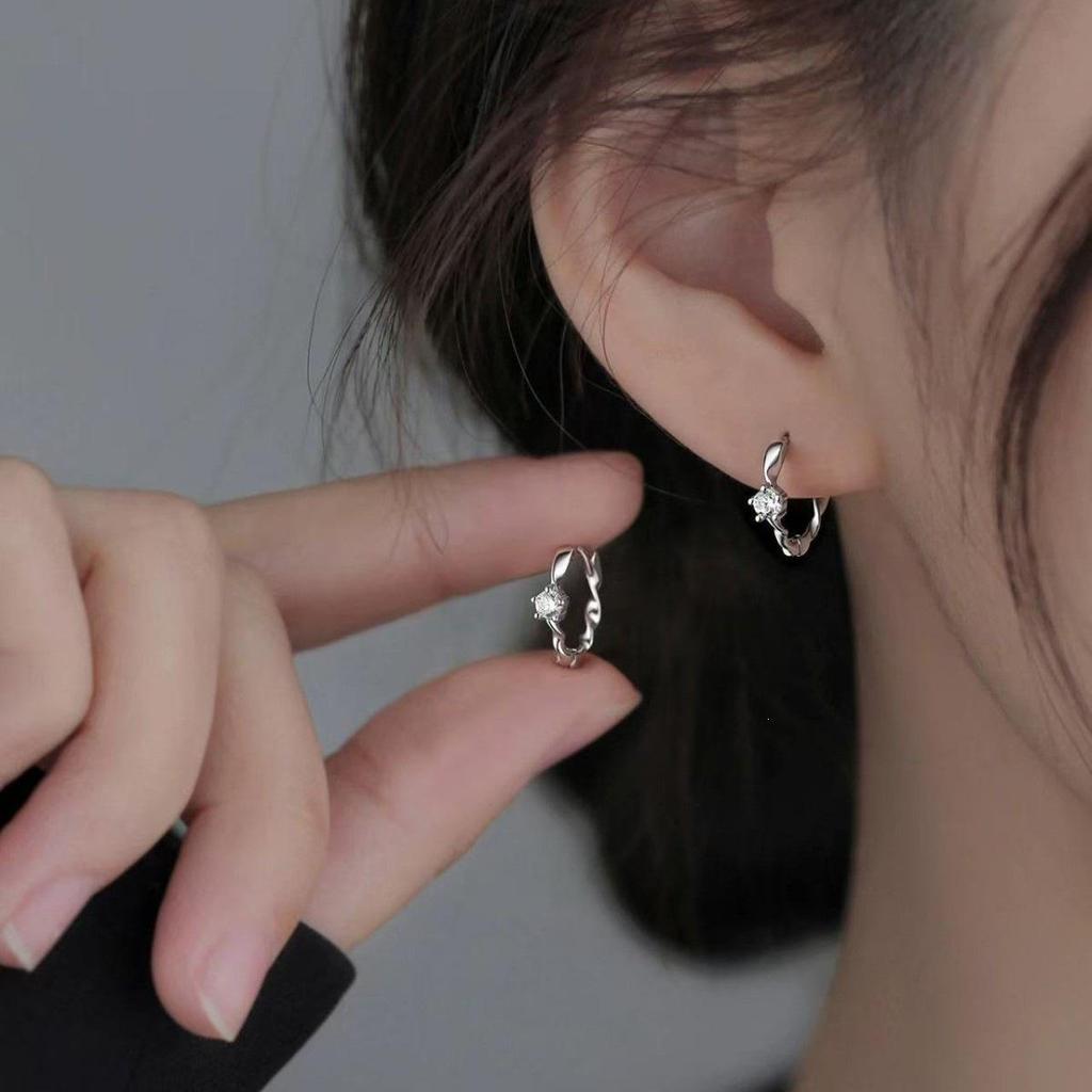 925 Sterling Silver Mobius Earrings - High-End Light Luxury Studs for Women (2025 New Style)