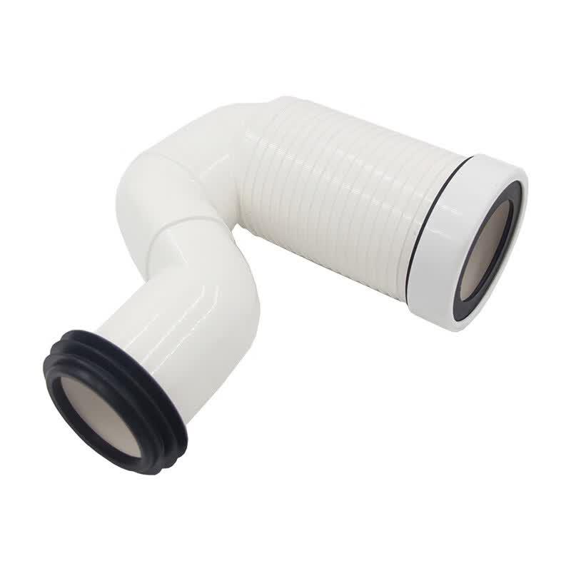 You Shu Adjustable Wall-Mounted Toilet to Floor Drain Pipe Adapter