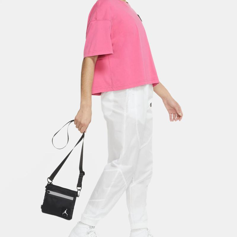 Jordan Nylon Shoulder Bag Crossbody Bag Regular Unisex Black Jordan DN2649-010