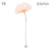 New Rose Gold Apricot Leaf Metal Bookmark Tassel Chinese Style