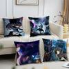 Classic Anime S-Solo L-Leveling Cushion Cover Living Room Headboard Bedroom Office Cushion Cushion Sofa Nap Time Pillow Case