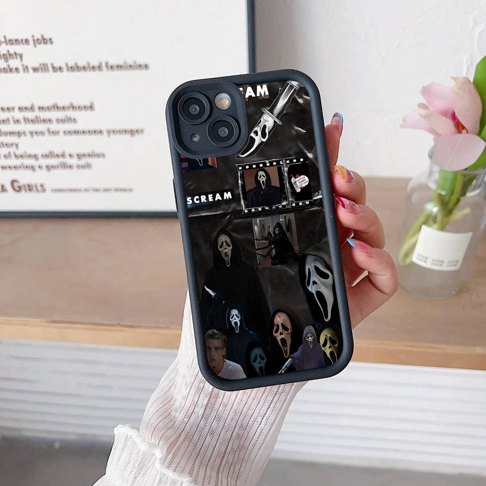 Horor S-scream Dead TPU Phone Cover For Iphone 17 16 15 14 13 12 11 Pro Max Plus Case Cover
