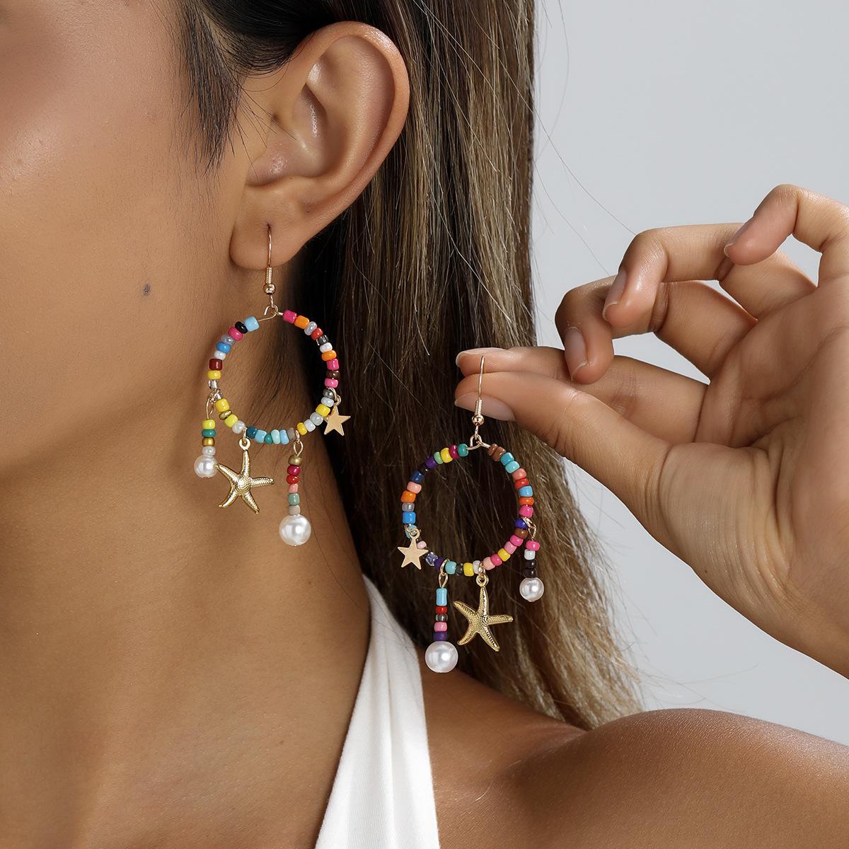 

Модные серьги-подвески для женщин разноцветный