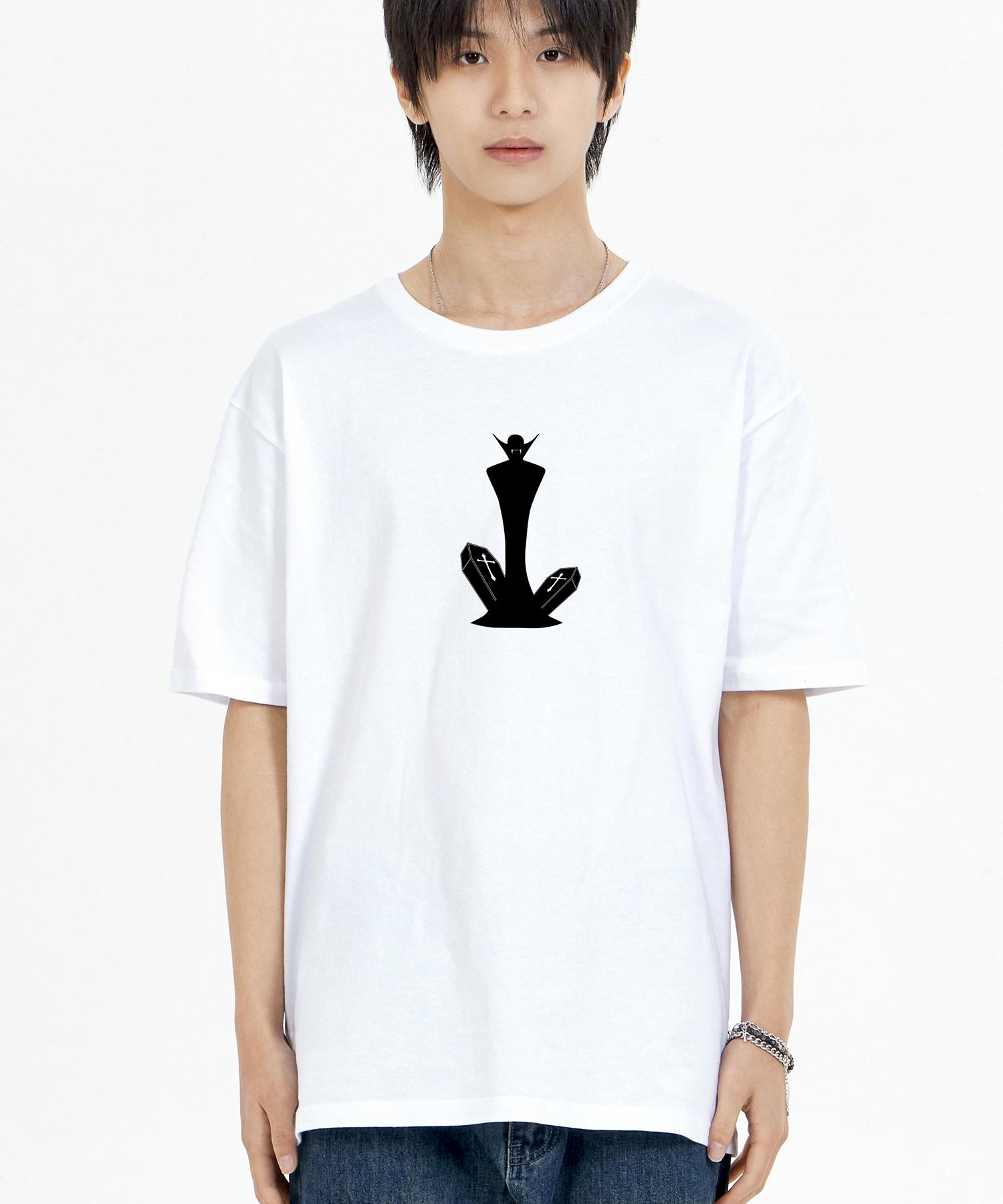 Biel Monster Dracula Short Sleeve T-Shirt White L