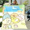 1pc Blanket Sumikko Gurashi2 Print Design, Lightweight Blanket for Sofa, Bed- Soft &Warm, Gift for All Seasons like Christmas, Halloween