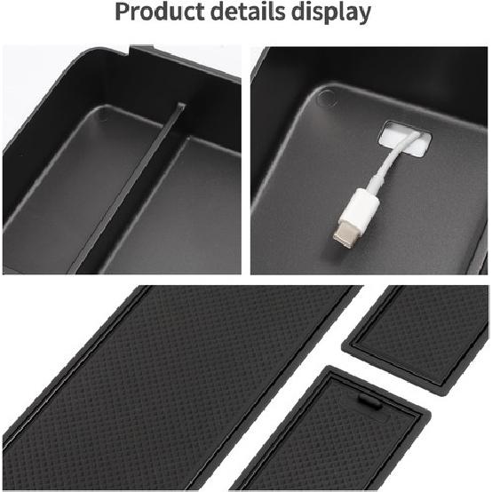Center Console Organizer for 2024 2025 Armrest Storage Box Armrest Storage Tray