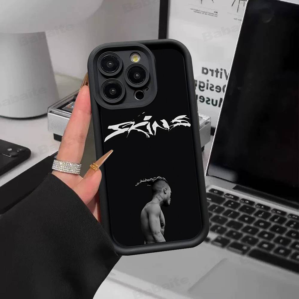 Handyhülle für iPhone 17 16 E 15 14 13 12 11 Pro Max Plus Rückabdeckung des Rappers X-XXXTentacionS