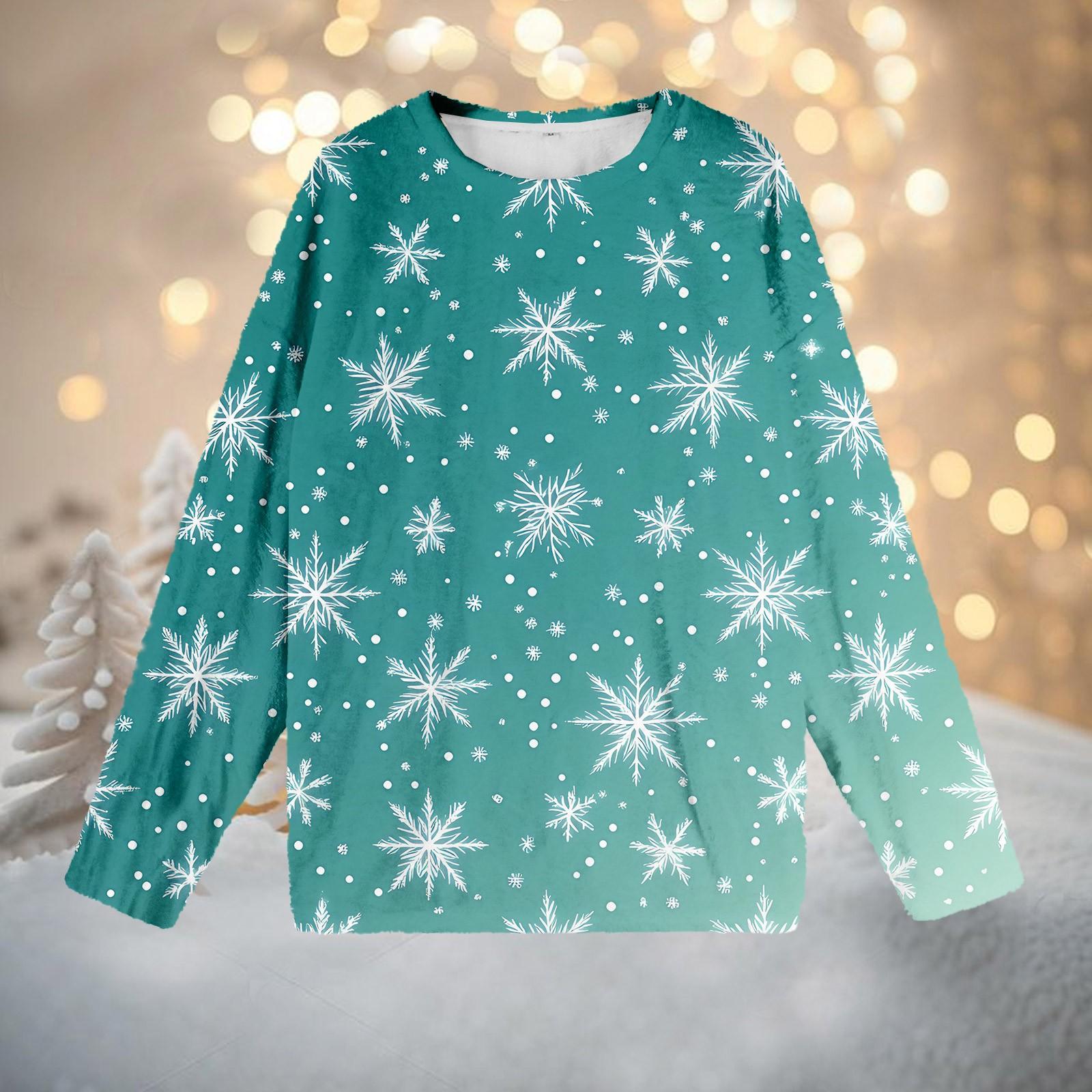 

Женская мода зимние принтованные длинные рукава женские пижамы топы XL