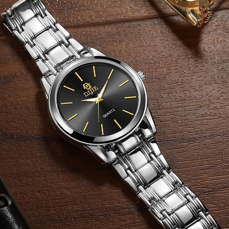 Men'S And Women'S Watches Quartz Calendar Business Quartz Simple Casual Super Play Men'S Watch Tide Steel Strap Watch