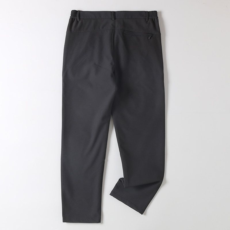 Foreign Trade Surplus Outdoor Hiking Windproof Waterproof Softshell Pants Autumn and Winter Men's Fleece-Lined Warm Straight-Leg Casual Pants