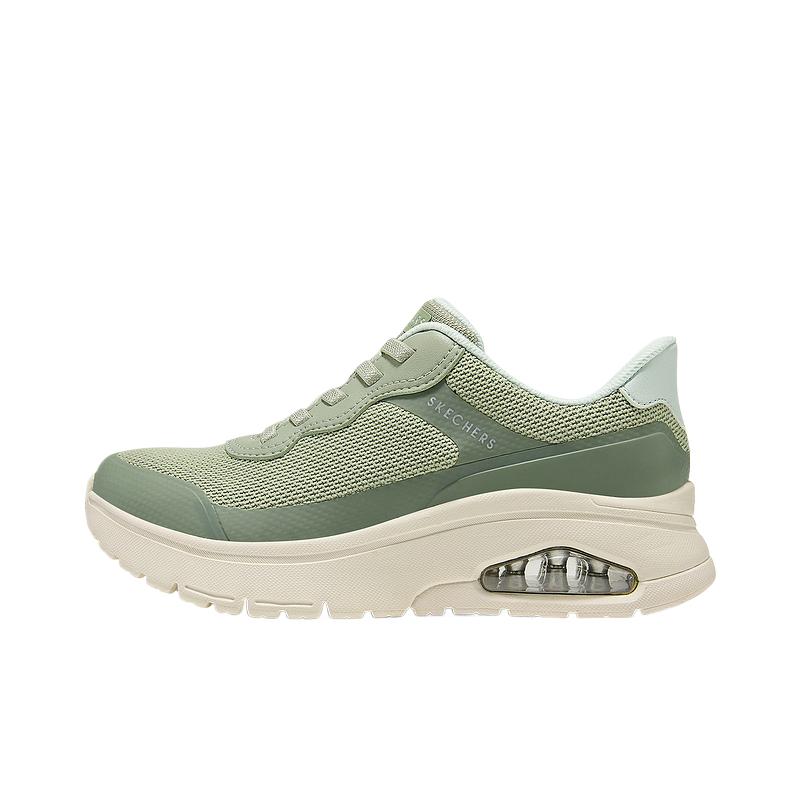 Skechers Street Mesh Round Toe Comfortable Low Top Training Shoes Women sneaker 177798-SAGE 37