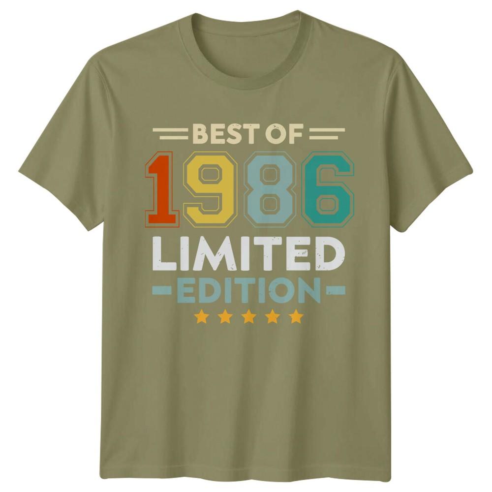 Best Of 1986 Limited Edition Unisexs TShirt 40th Birthday Gift Vintage Tee