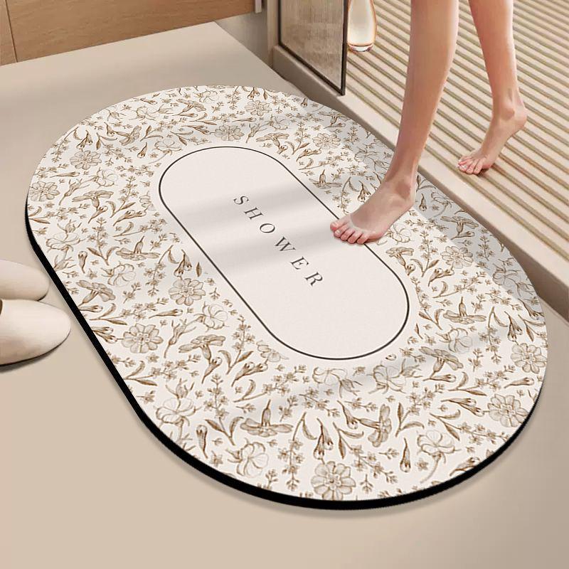 

Быстросохнущий коврик для ванной - Противоскользящий, впитывающий коврик из диатомитовой земли для ванной комнаты и туалета Extra Small - 20*20cm