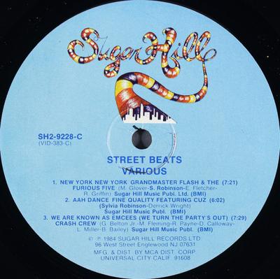 12-Zoll Schallplatte VERSCHIEDENE - Street Beats 6 Cut EP SH29228C Sugar Hill Reco 1984 US Rap & Hip-Hop/R&B Gebraucht