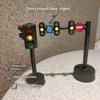 1Pcs Stop Lights Model Toddlers Safety Education Traffic Light Toys Puzzle Accessories Scene Road Sign With Light And Sound