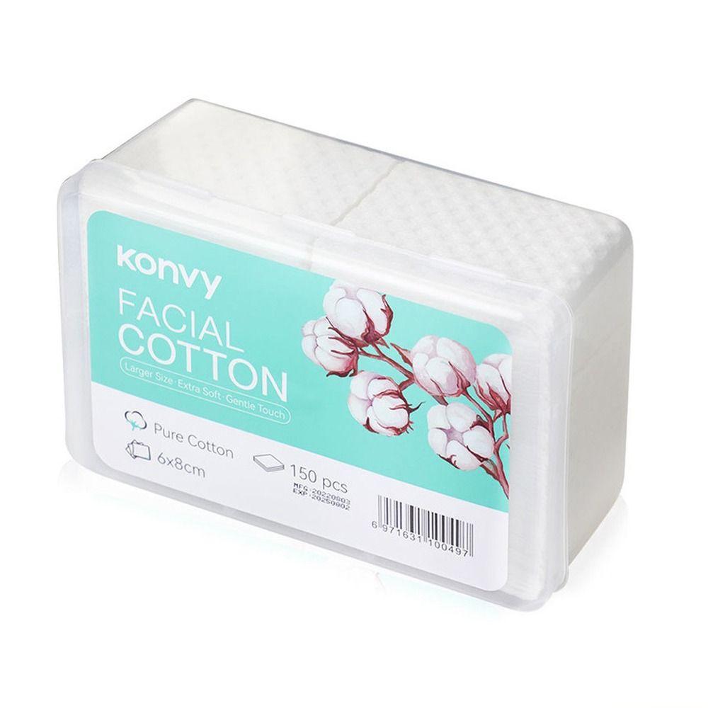 Portable Cosmetic Wipes Disposable Double-sided Cotton Pads Makeup Removal Makeup Facial Cotton Pads