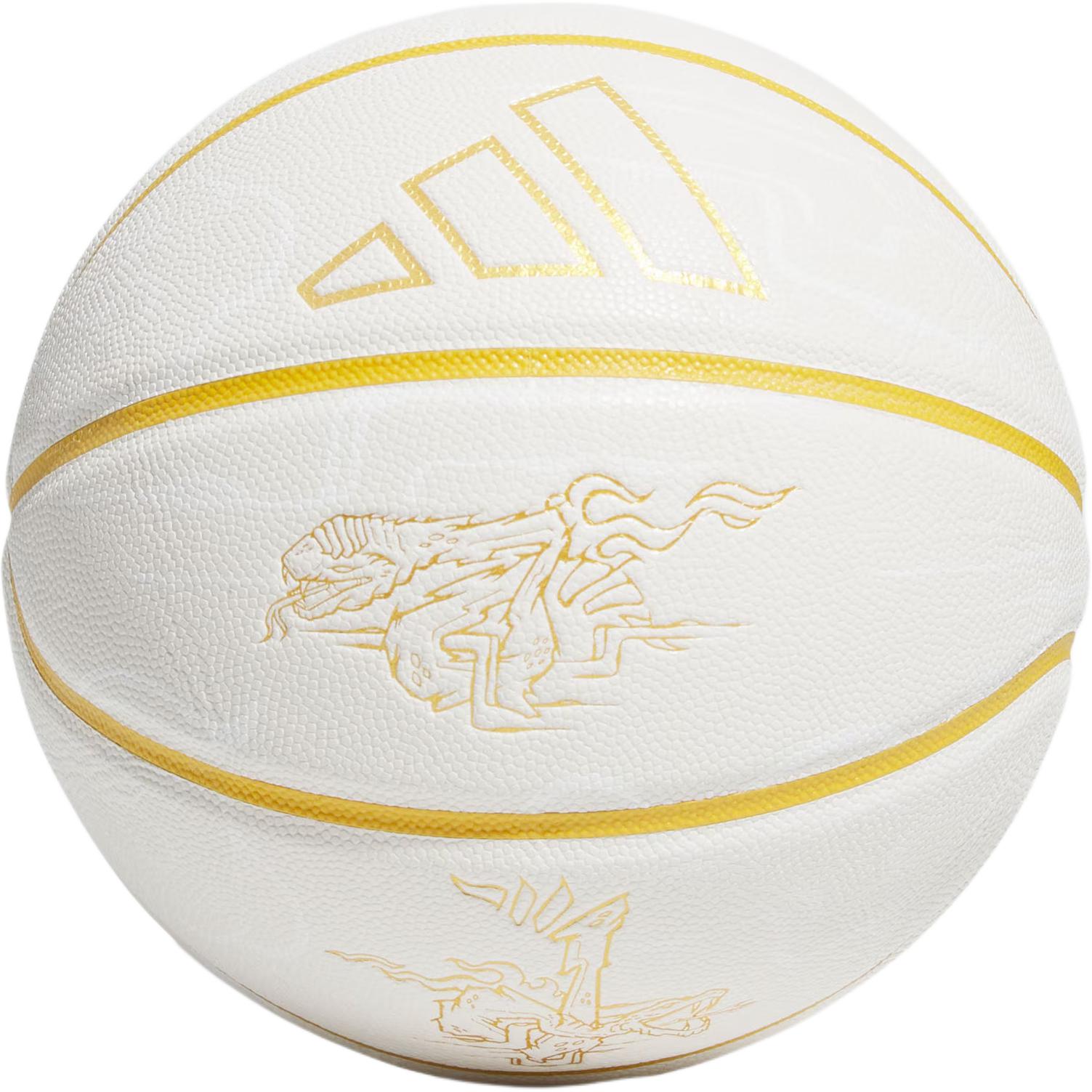 Adidas Originals Rubber Basketball White Training Unisex JZ8114