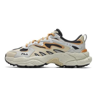 Fern Fashion Thick Sole Height Increasing Low Top Casual Shoes Men Sneakers Silver Brown F12M431110FSC