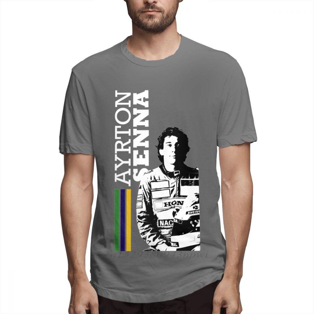 Car Fans Ayrton Senna T Shirt For Unisex 2020 New Arrival Unisex Quality Short Sleeve Cotton Xs3xl Tshirt Slim Fit Streetwear