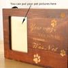 With Photo Frame Pet Commemorative Urn Personalized Pet Cremation Urn  Sympathy Gift