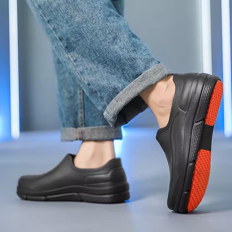 Men Women EVA Chef Shoes Non-slip Waterproof Oil-proof Shoes Comfortable Workers Slippers Outdoor Fishing Shoes Operating Room Tool Shoes