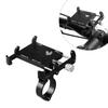   Anti-slip     Phone Holder Mount Aluminum Bike Handlebar Mobile Phone Holder Handlebar Clip Stand for 3.5-6.2inch Smart Mobile Phon