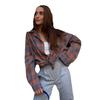 2024 Retro Plaid Loose Shirt: Fashionable Spring/Autumn Style for Women