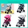 Ultra Stroller Kids Lightweight Foldable Convertible Seat One Button Rotation