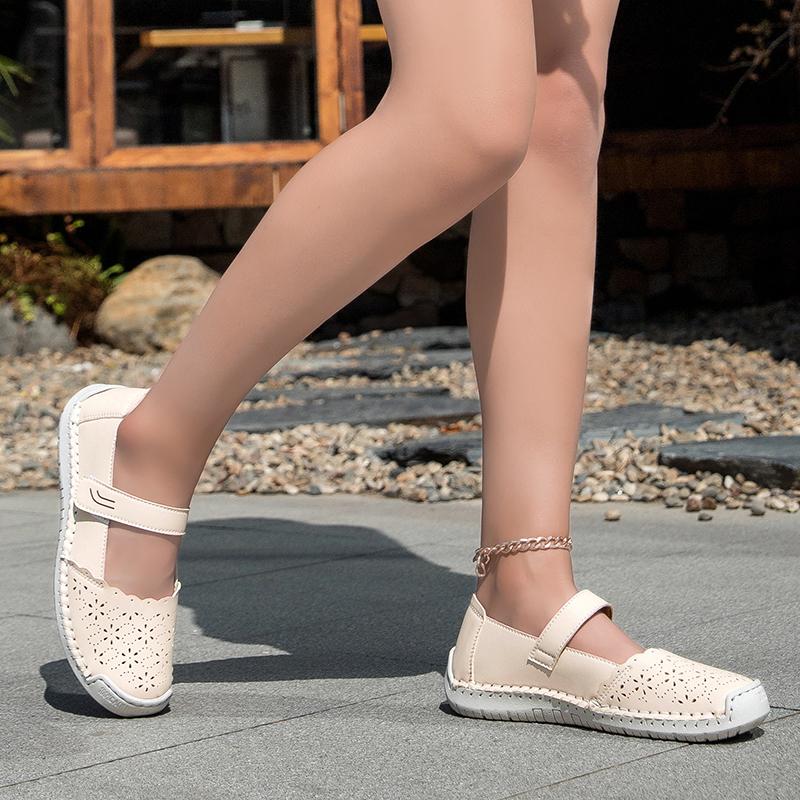 Women Sandals Summer Platform Breathable Shoes Year Leisure Mother Shoes Soft Bottom Fashion Platform Sandals Womens Shoes36-44