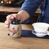 Pojemnik na herbatę do Puer Surowej ceramiki Przenośne puszki podróżne Porcelanowy pojemnik ceramiczny Słoik do przechowywania Kung Fu