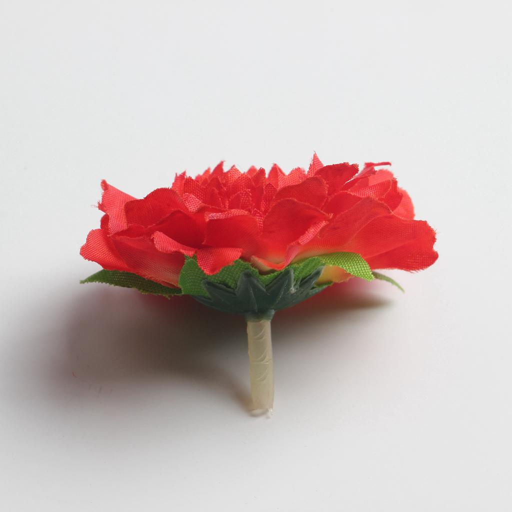20 Piece Silk Artificial Flowers Rose Heads Fabric Roses Decorative Flower Wedding Party