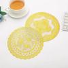 Craft Paper Coaster Placemat Wear-Resistant Cake Mat Round Lace Mat  Wedding Birthday Party Table