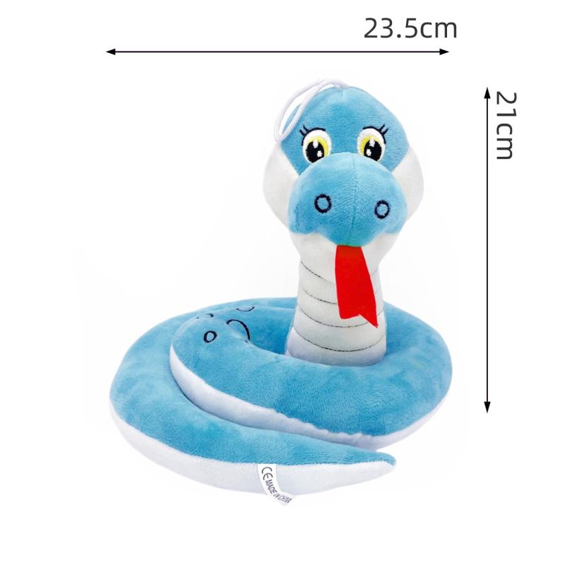 Snake Christmas Zodiac Doll Plush Toy Stuffed Animal Pp Cotton Gift Festive