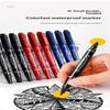 10Pcs Double-Tip Permanent Paint Marker Pens Ink For Plastic Wood Stone Metal Glass Doodling Marking Graffiti Art Set