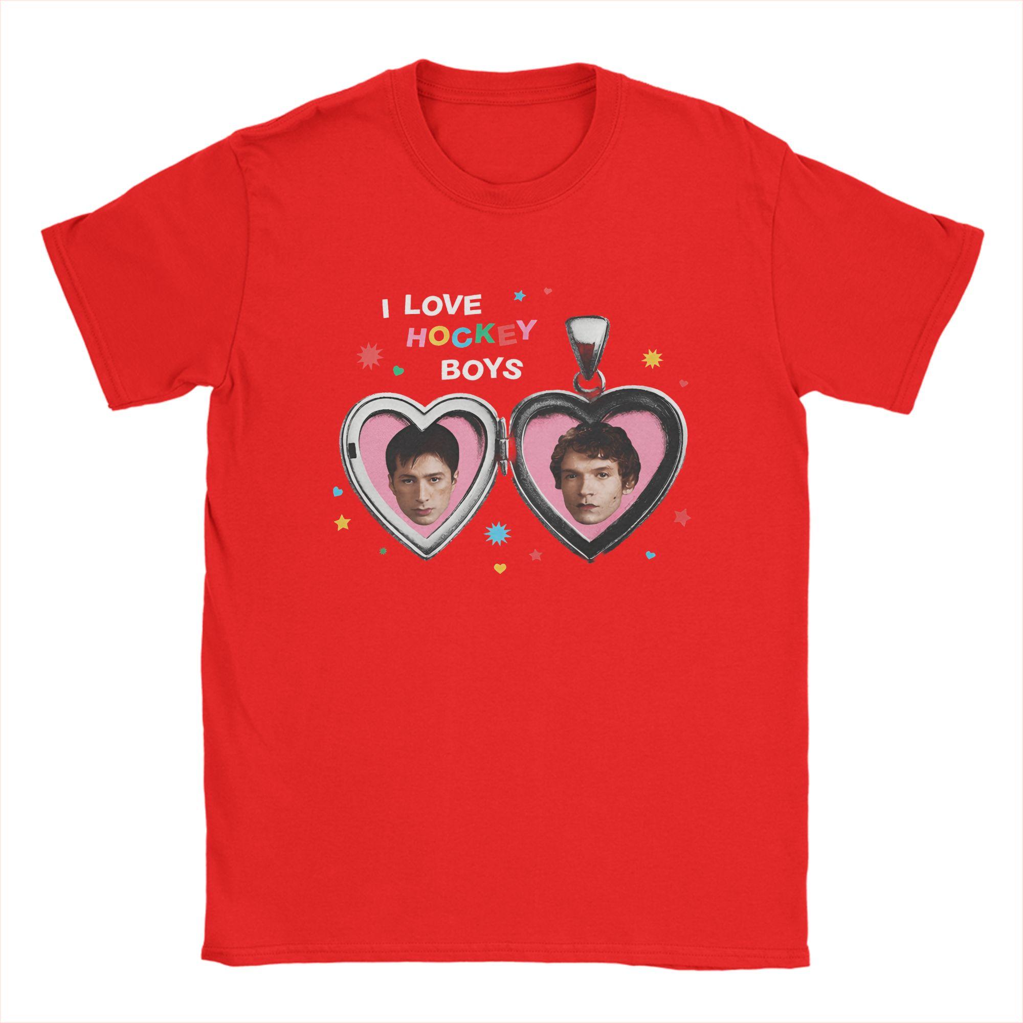 Unisexs I Love Hockey Boys T Shirt Shane Hollander Ilya Rozanov Hollanov 100 Cotton Clothing Vintage Plus Size TShirts S
