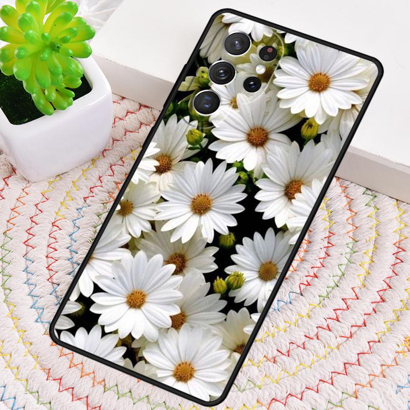 Daisy Flower soft Phone Case for Samsung Galaxy note 10 pro S26 Ultra S23 S24 FE S25 S21 S22 PLUS shockproof Cove
