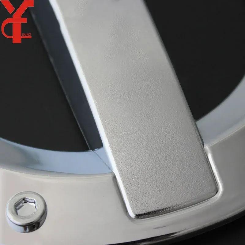 ABS Fuel Cap Gas Tank Cover Chrome Car Exterior Parts Accessories For Hyundai Santafe Santa Fe 2008 2009 2010 2011 2012