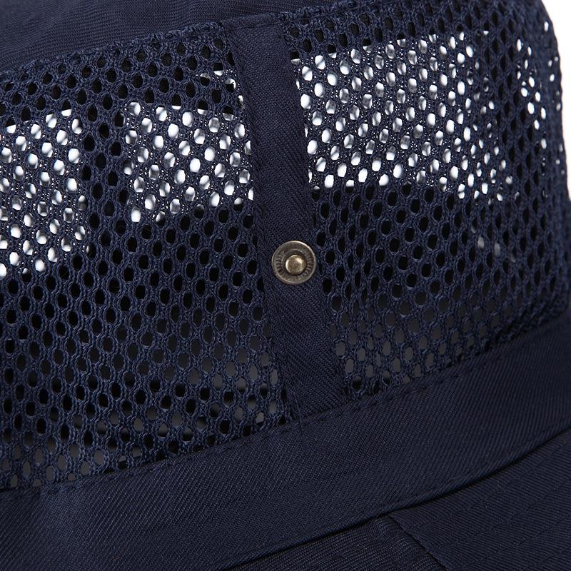 Concave-Convex Outdoor Sun Hat with Sunshade Net for Camping, Fishing, Hiking, and Climbing (Model: AT8707)