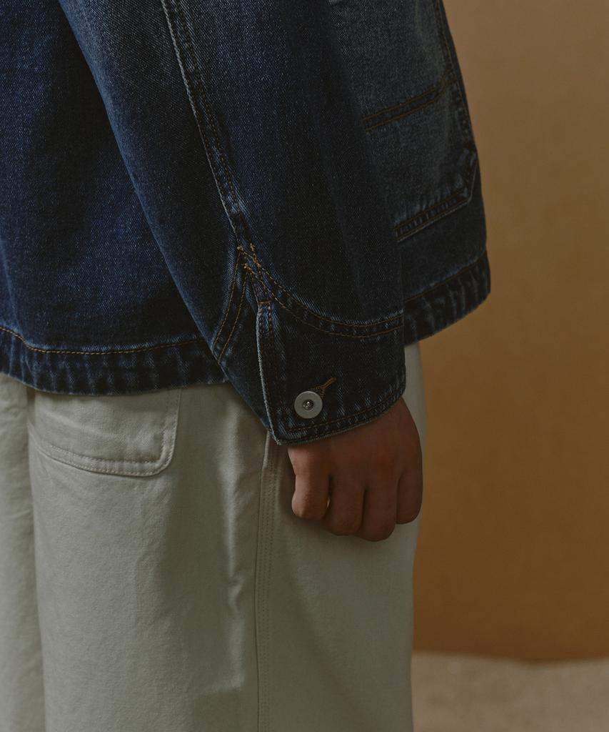 Musinsa Standard Denim Chore Jacket [Medium Indigo]