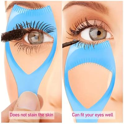 Mascara Shield Guard Lash Buddy Tool Mascara Guard Eye Lash Applicator, Makeup Cosmetic Lash Guard, Eyelash Tool 3 In 1 Upper Lower Mascara  Tool