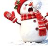 Reusable Winter Scene Decals Christmas Snowman Static Window Cling, Funny Sticker, Seasonal Home Ornaments Xmas Glass Decal for Shop Holiday