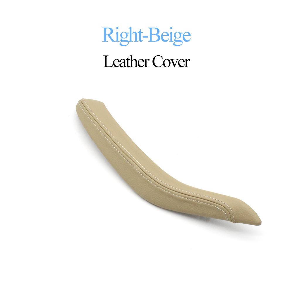 Car Front Rear Left Right Passenger Door Pull Handle Leather Outer Cover Trim Replacement For BMW X5 X6 F15 F16 2014-2018