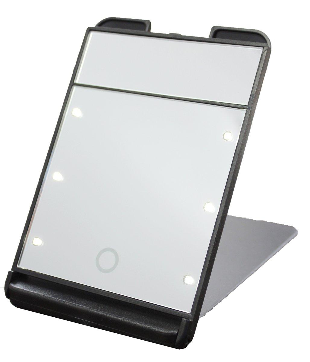 

Компактное осветляющее зеркало с 3-кратным увеличением, сенсорное, мини, черное, YLD-1600, чёрный