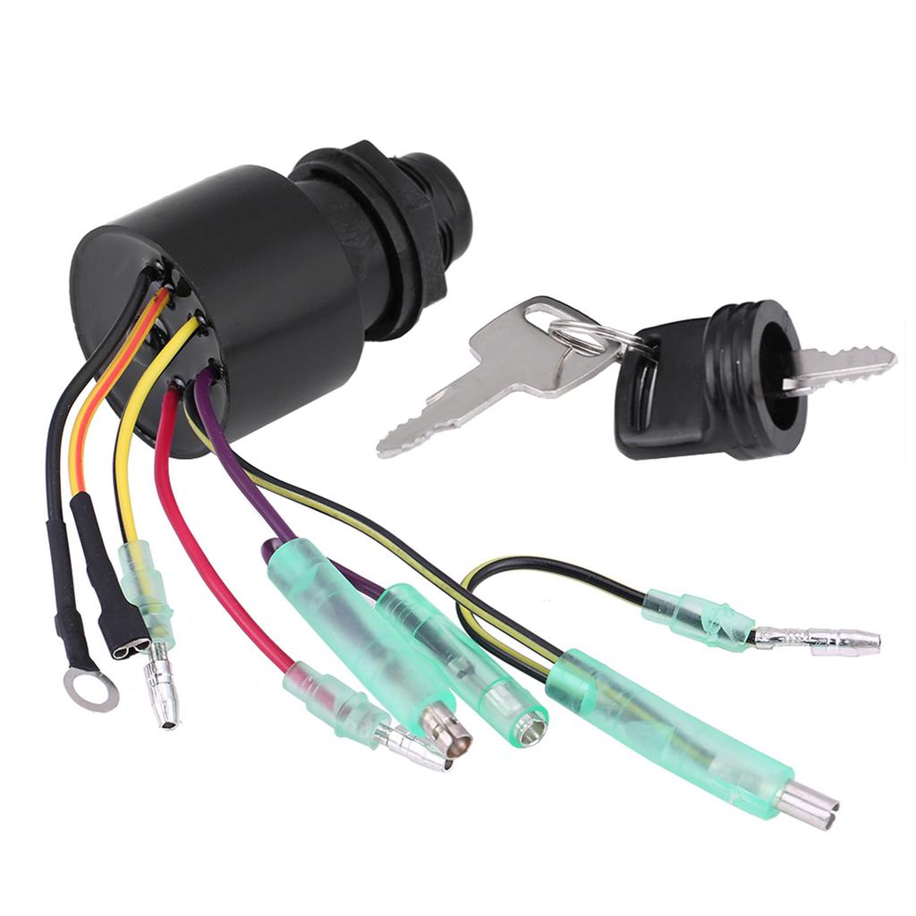 Boat Ignition Key Switch Assembly for Mercury Outboard Remote Control Box 87 17009A5