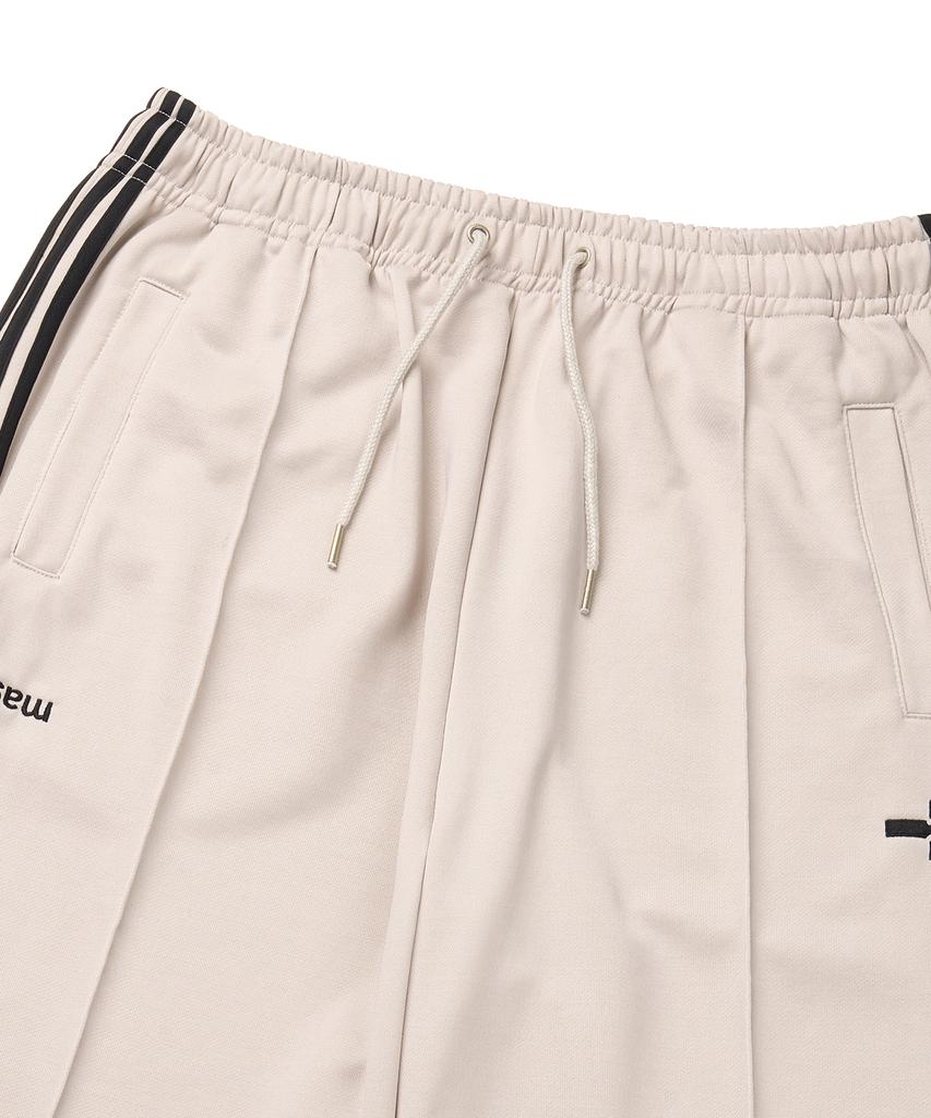 Masateu 4-Stripes Track Pants _ Smoke Beige