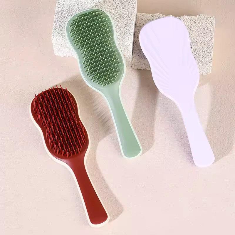 Naturally Curly Ultimate Detangling Brush Plastic Handle Comb For Home Use For Dry Wet Hair