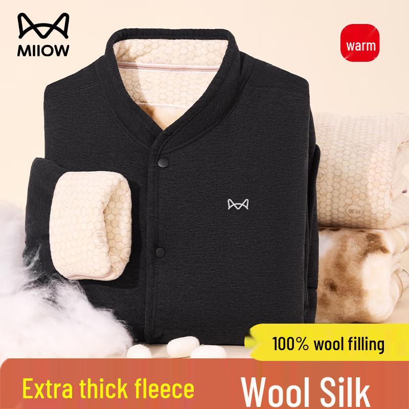 

MaoRen Men s Heavy-Duty Fleece-Lined Thermal Top 4XL