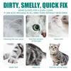 Yegbong Pet Dry Shampoo No Rinse Waterless Wash for Cats Dogs Odor Removal Hair Care Deshedding Dense Comb Gloves Cleaning Kit